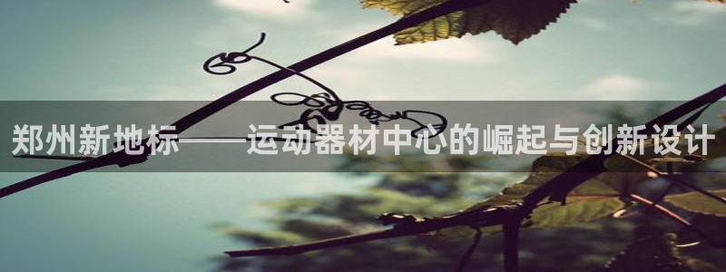 意昂4官方：郑州新地标——运动器材中心的崛起与创新设